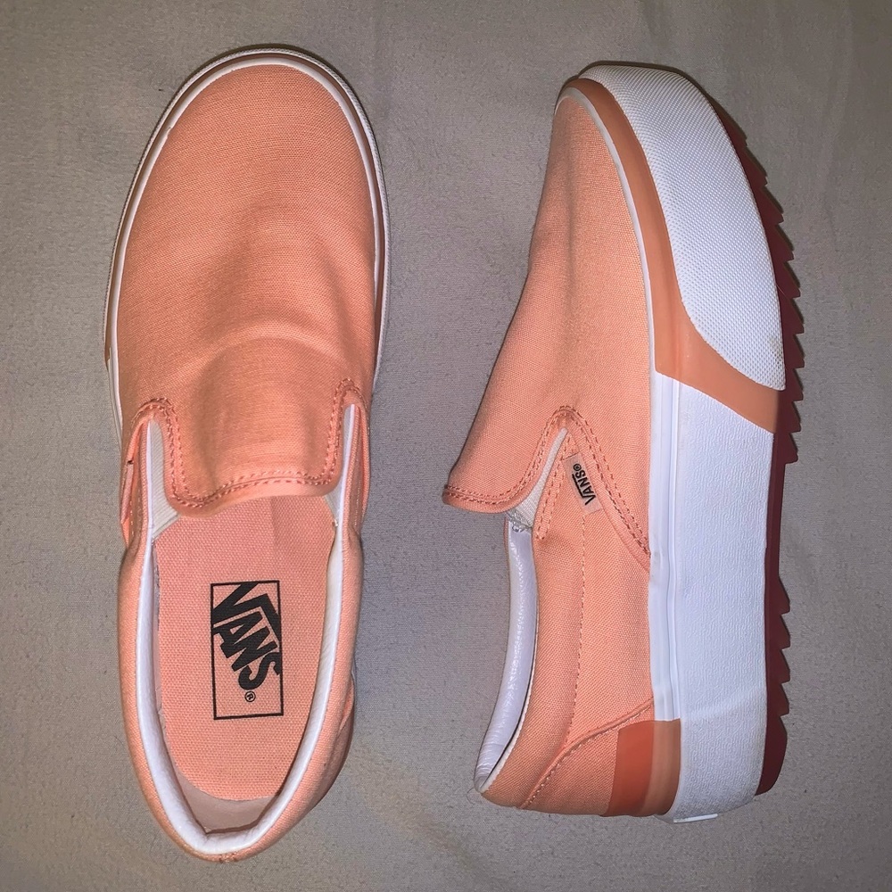 pink platform vans
